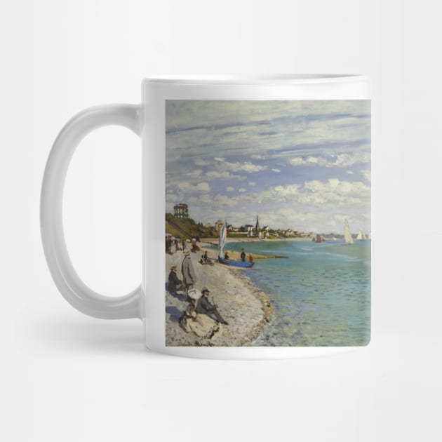 Regatta at Sainte-Adresse by Claude Monet by Classic Art Stall